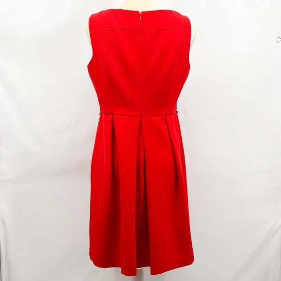 Adrianna Papell A Line Pleated Dress - Picture 4 of 10